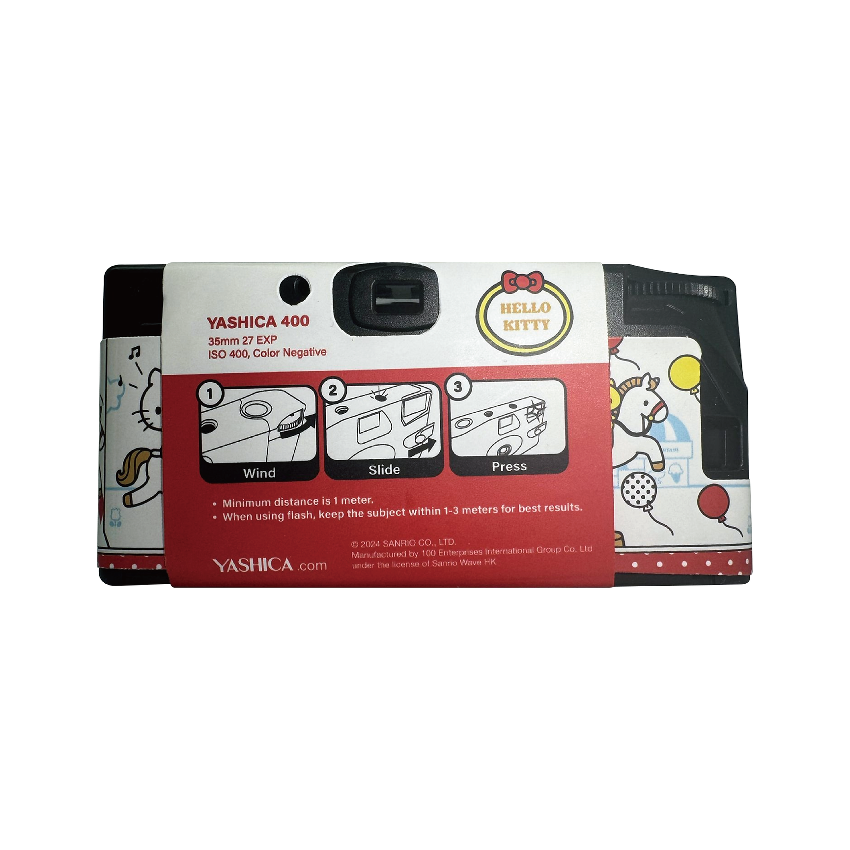 YASHICA Single Use Film Camera (Hello Kitty Playground)- 27