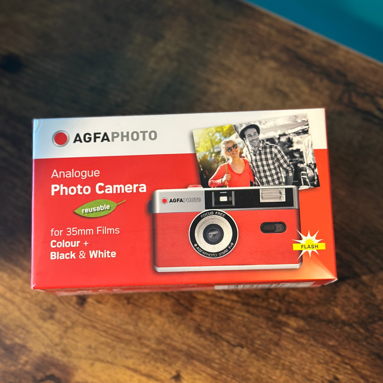 AGFA Photo Analogue Photo Camera 35mmフィルムカメラ(レッド) | 三一